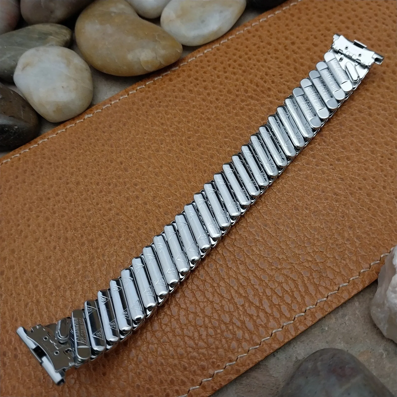 18mm 19mm JB Champion 1960s Stainless Steel Expansion Unused Vintage Watch Band