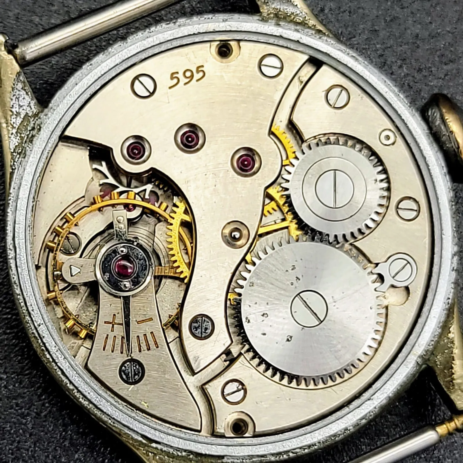 1940s Marc Favre Military Style Watch