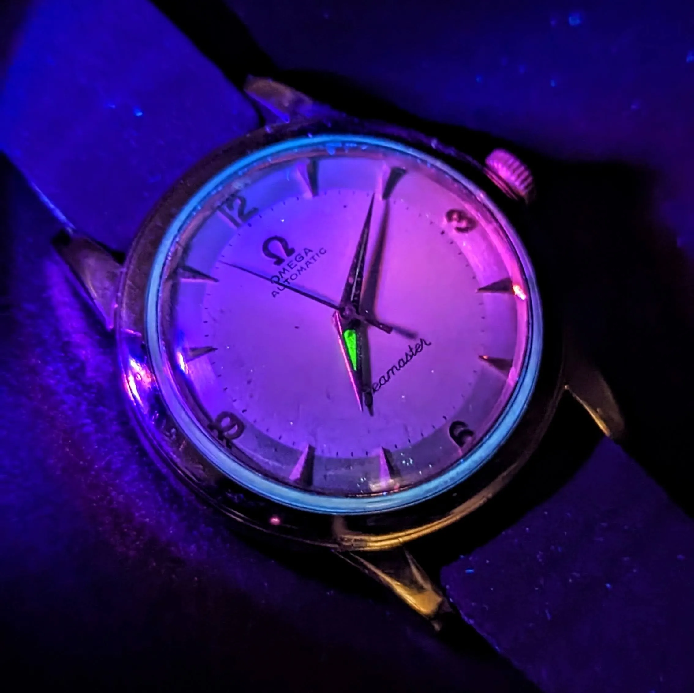 1958 OMEGA Seamaster Automatic Wristwatch Cal. 500 14K G.F. Vintage Watch Ref. G6250