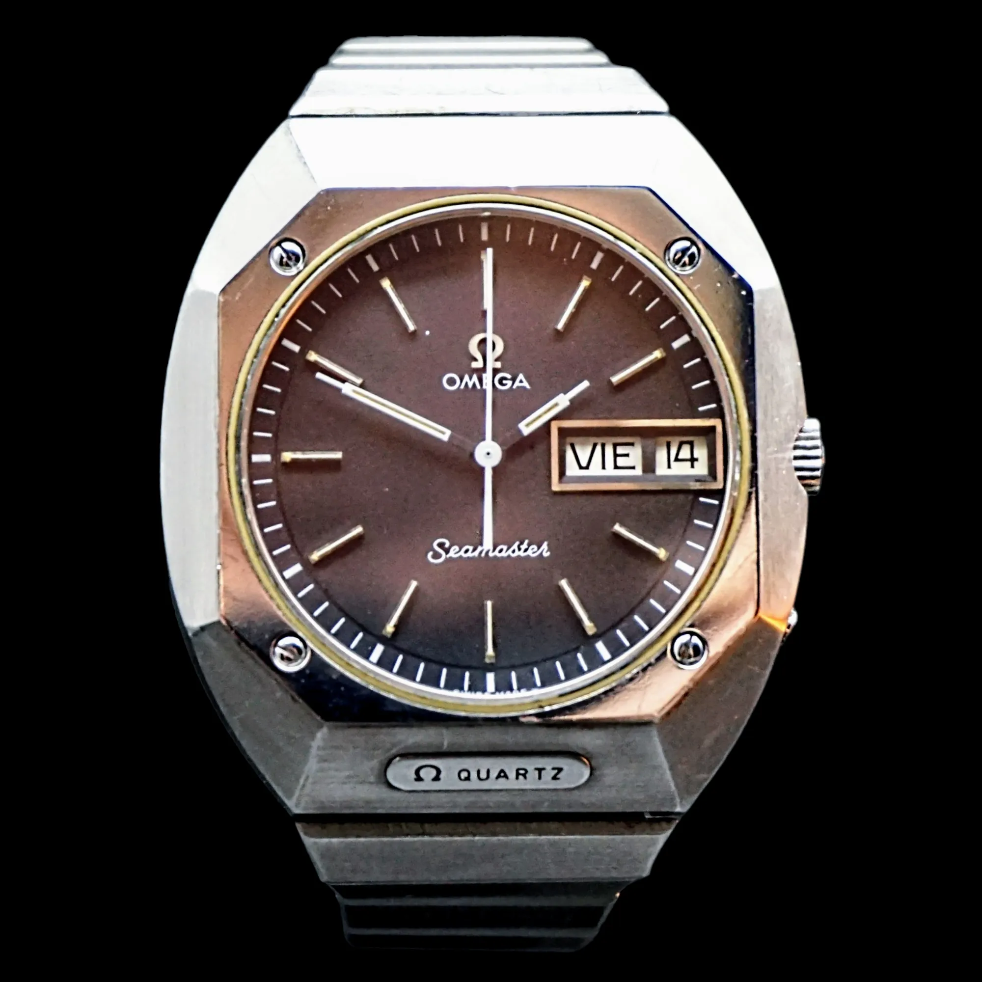 1975 OMEGA Seamaster Mariner Wristwatch Cal. 1310 Swiss Quartz Watch Ref. ST 396.0840