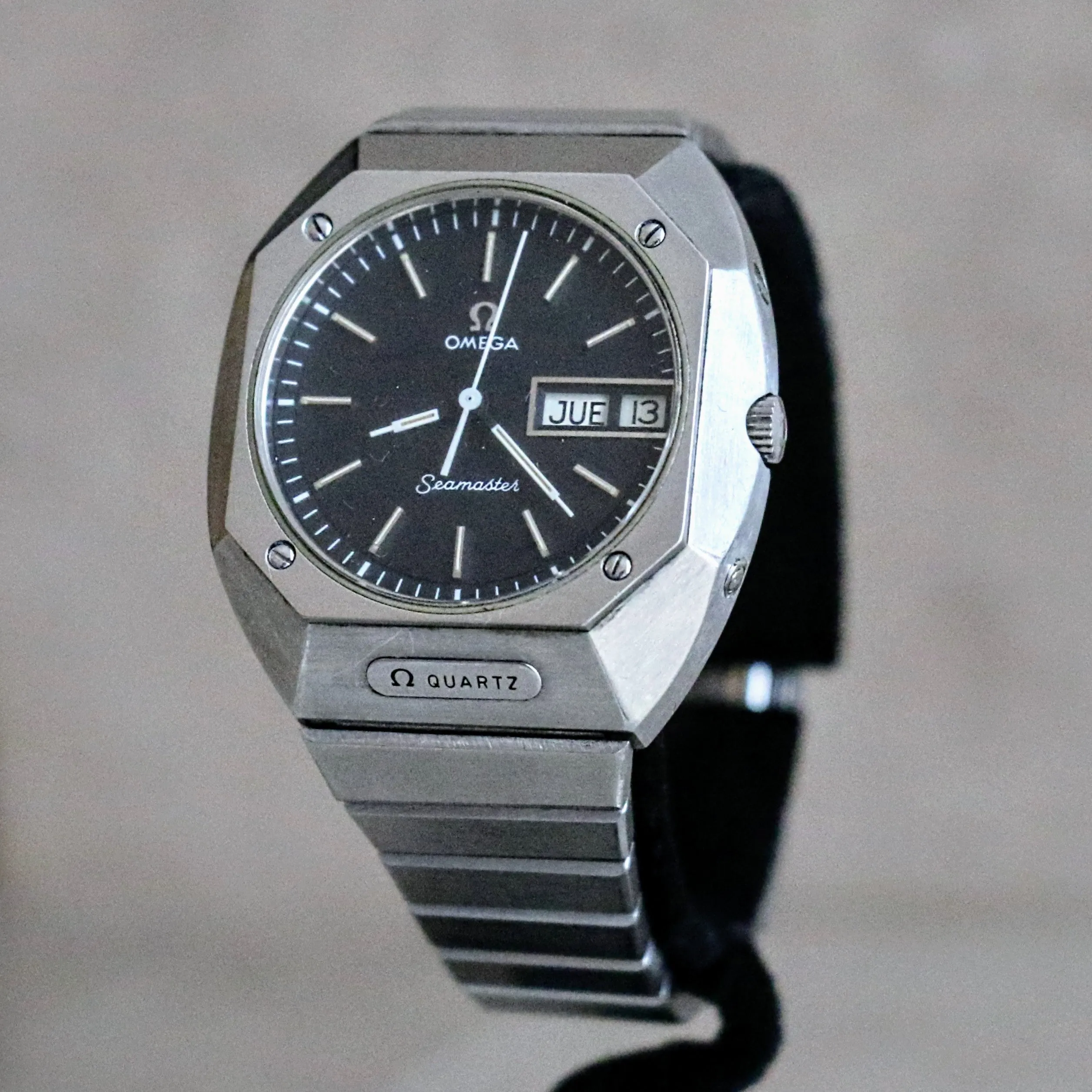 1975 OMEGA Seamaster Mariner Wristwatch Cal. 1310 Swiss Quartz Watch Ref. ST 396.0840