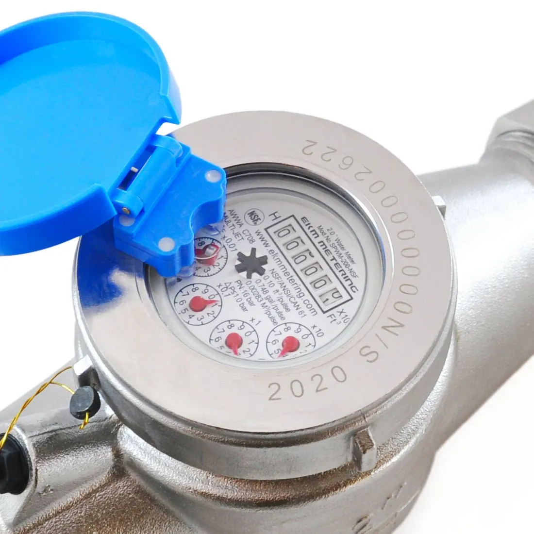 2.0 Inch Water Meter - Stainless Steel, NSF 61, Pulse Output