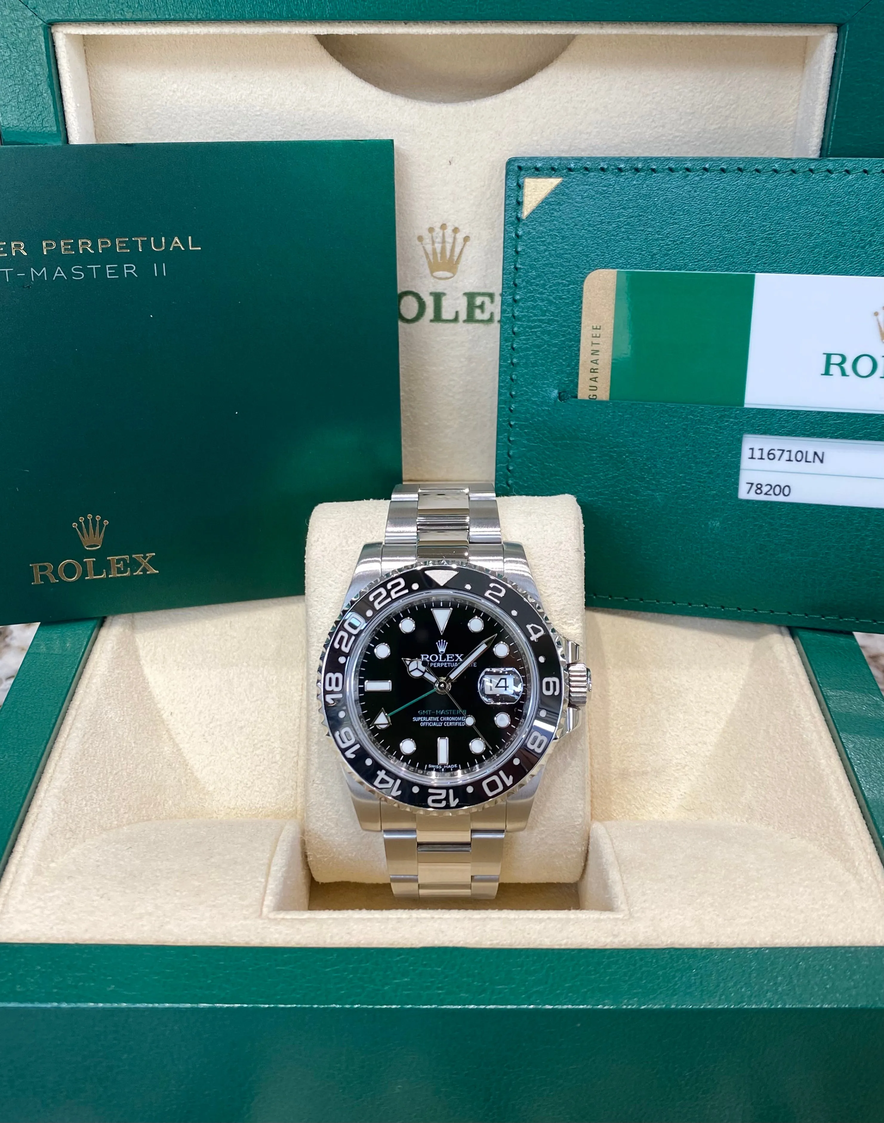 2017 Rolex GMT-Master II 116710LN