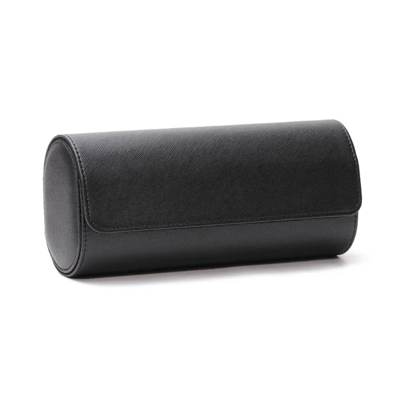 3 Slots Leather Roll Watch Travel Case