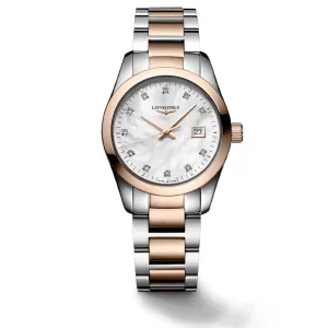 A LONGINES CONQUEST CLASSIC Quartz Date Watch on Bracelet L2.286.3.87.7