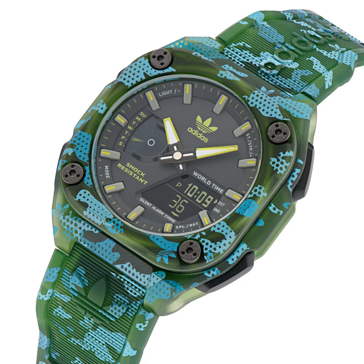 Adidas Originals Digital Neg Display Dial Unisex Ani-Digi Watch - AOST24075