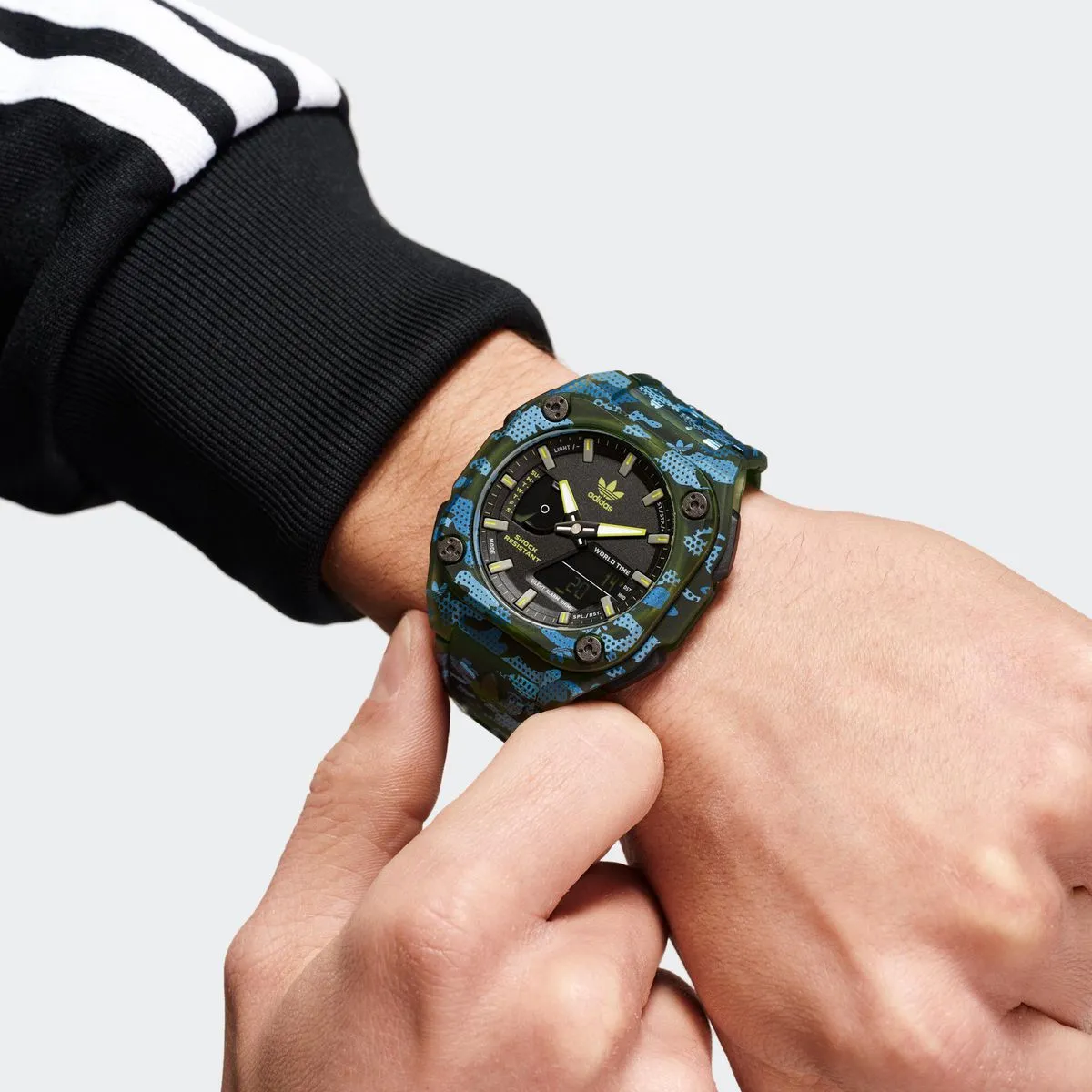 Adidas Originals Digital Neg Display Dial Unisex Ani-Digi Watch - AOST24075
