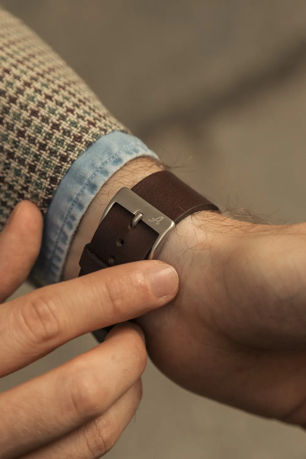 Allemano Watch Day Black Brushed Case