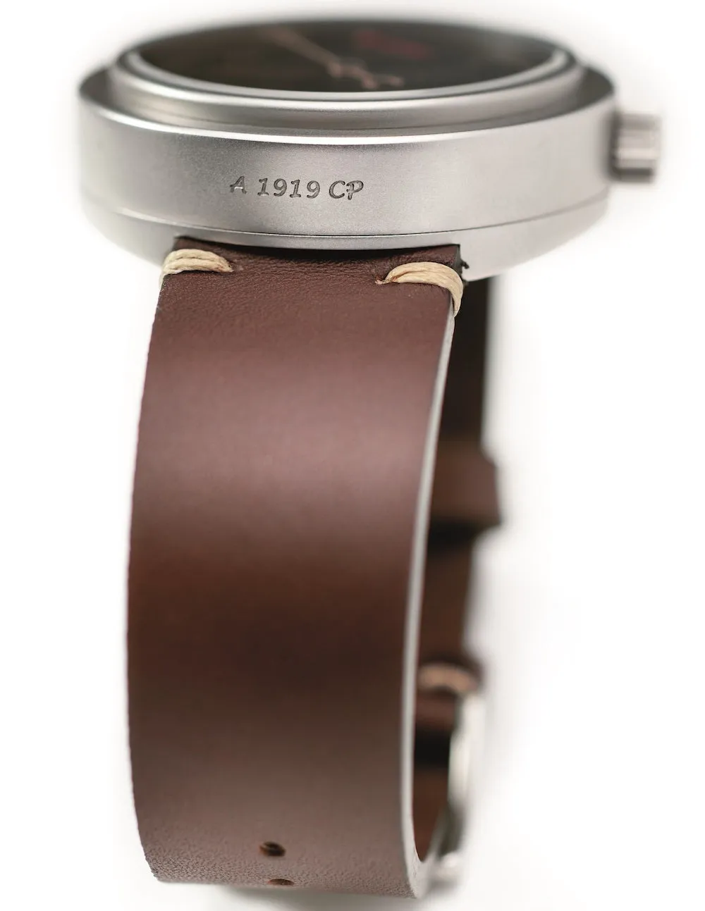 Allemano Watch Man Black Brushed Case