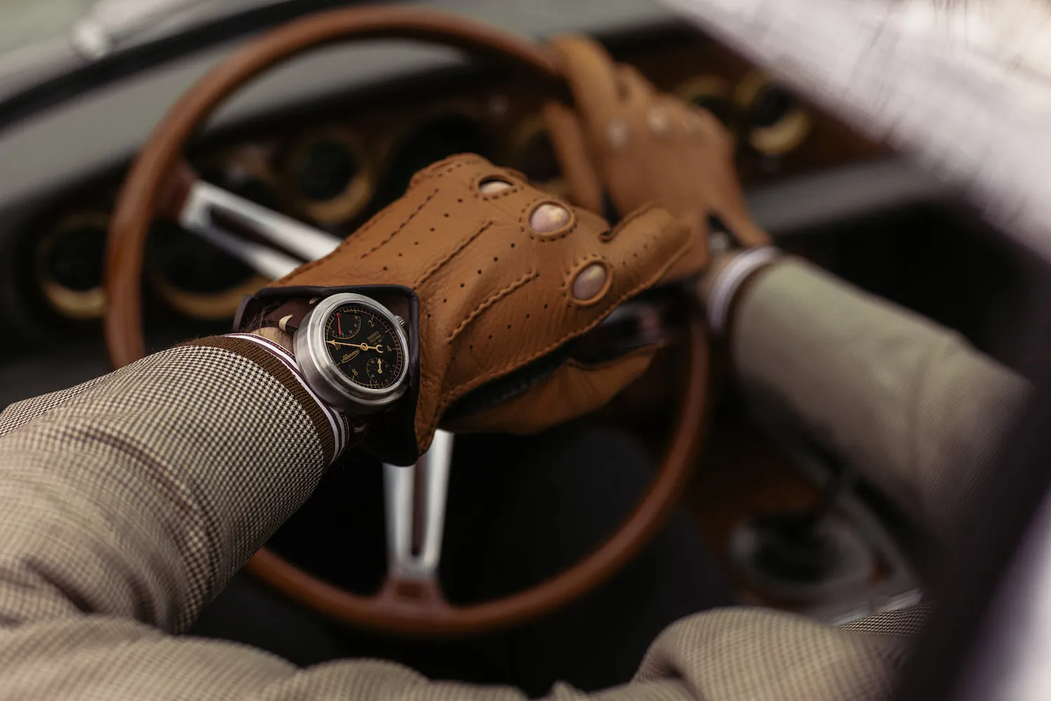 Allemano Watch Man Black Brushed Case