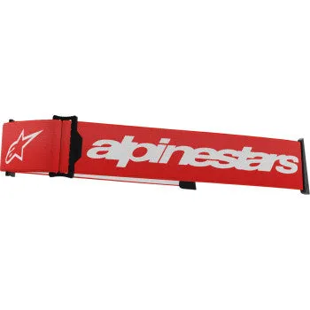 ALPINESTARS GOGGLES Supertech Goggle Strap - Red/White 9400125-32