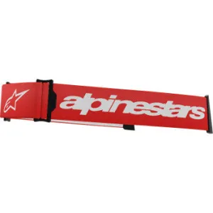ALPINESTARS GOGGLES Supertech Goggle Strap - Red/White 9400125-32