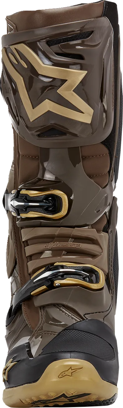 ALPINESTARS Limited Edition Squad '23 Tech 10 Boots - Brown/Gold - US 12 2010020-839-12