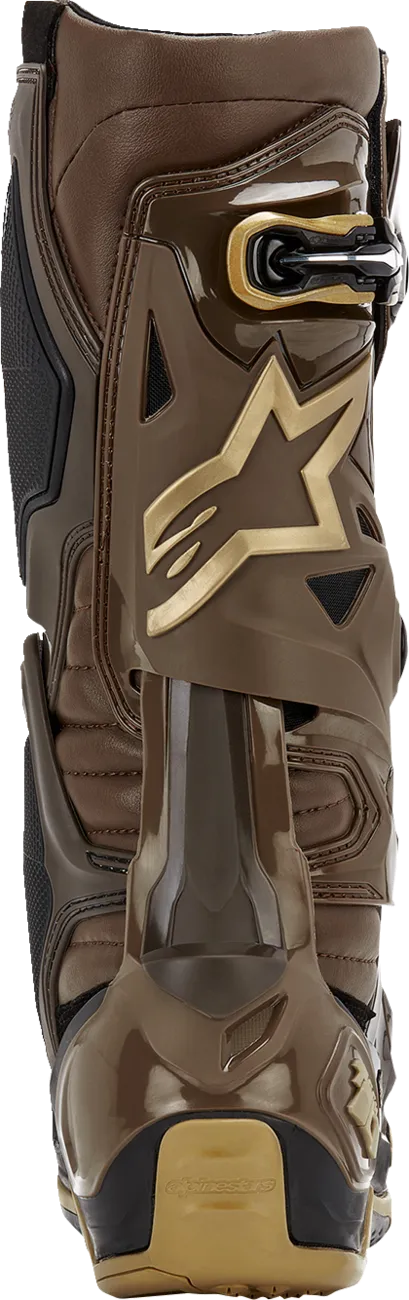 ALPINESTARS Limited Edition Squad '23 Tech 10 Boots - Brown/Gold - US 12 2010020-839-12