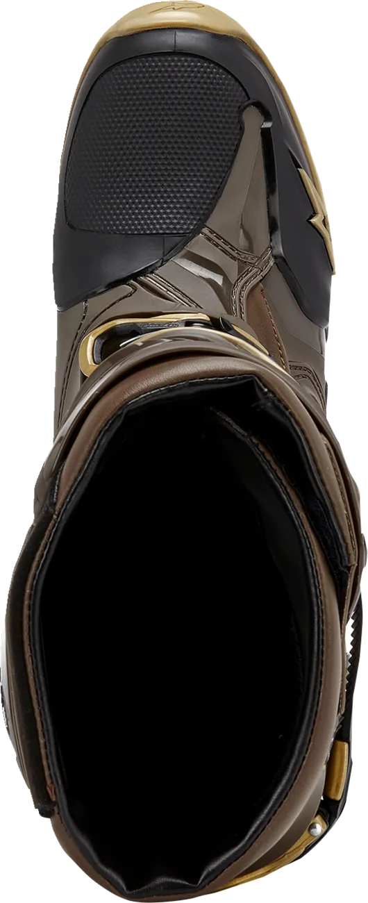 ALPINESTARS Limited Edition Squad '23 Tech 10 Boots - Brown/Gold - US 12 2010020-839-12