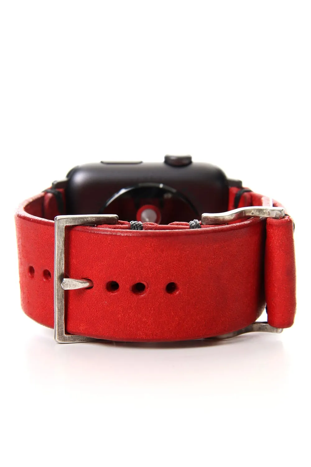 Apple Watch Band - Pueblo Leather Habanero - Silver Type 1