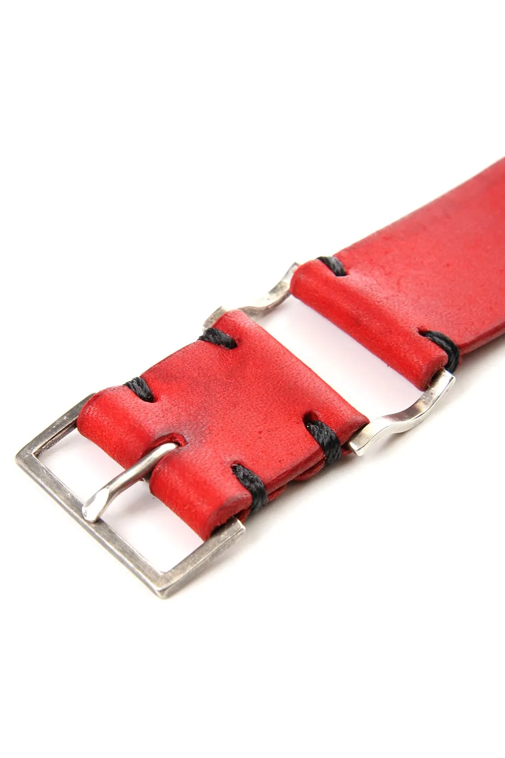 Apple Watch Band - Pueblo Leather Habanero - Silver Type 1