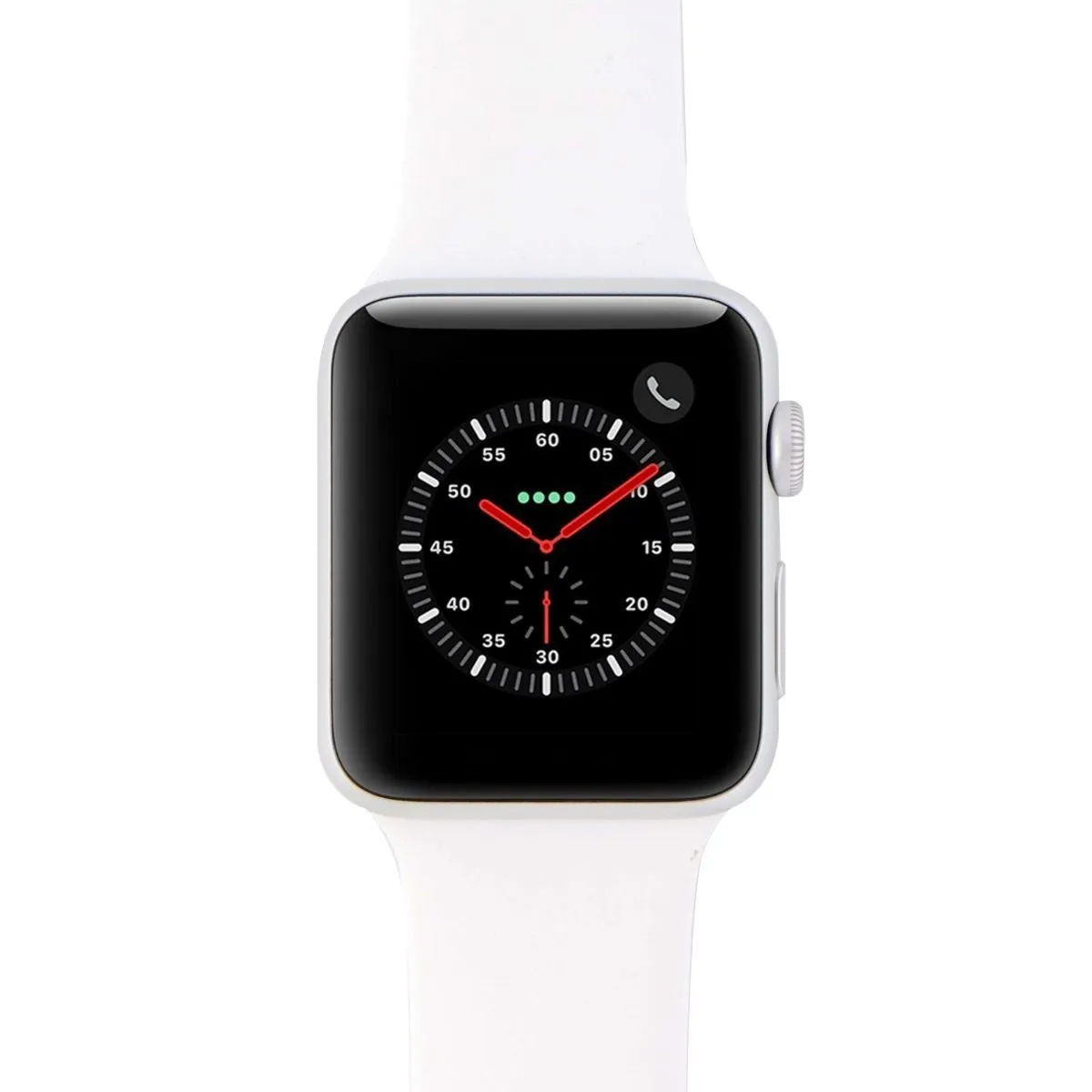 Apple Watch Nike  Series 3 (42mm) GPS LTE A1861 Silver Aluminum/White Sport Band