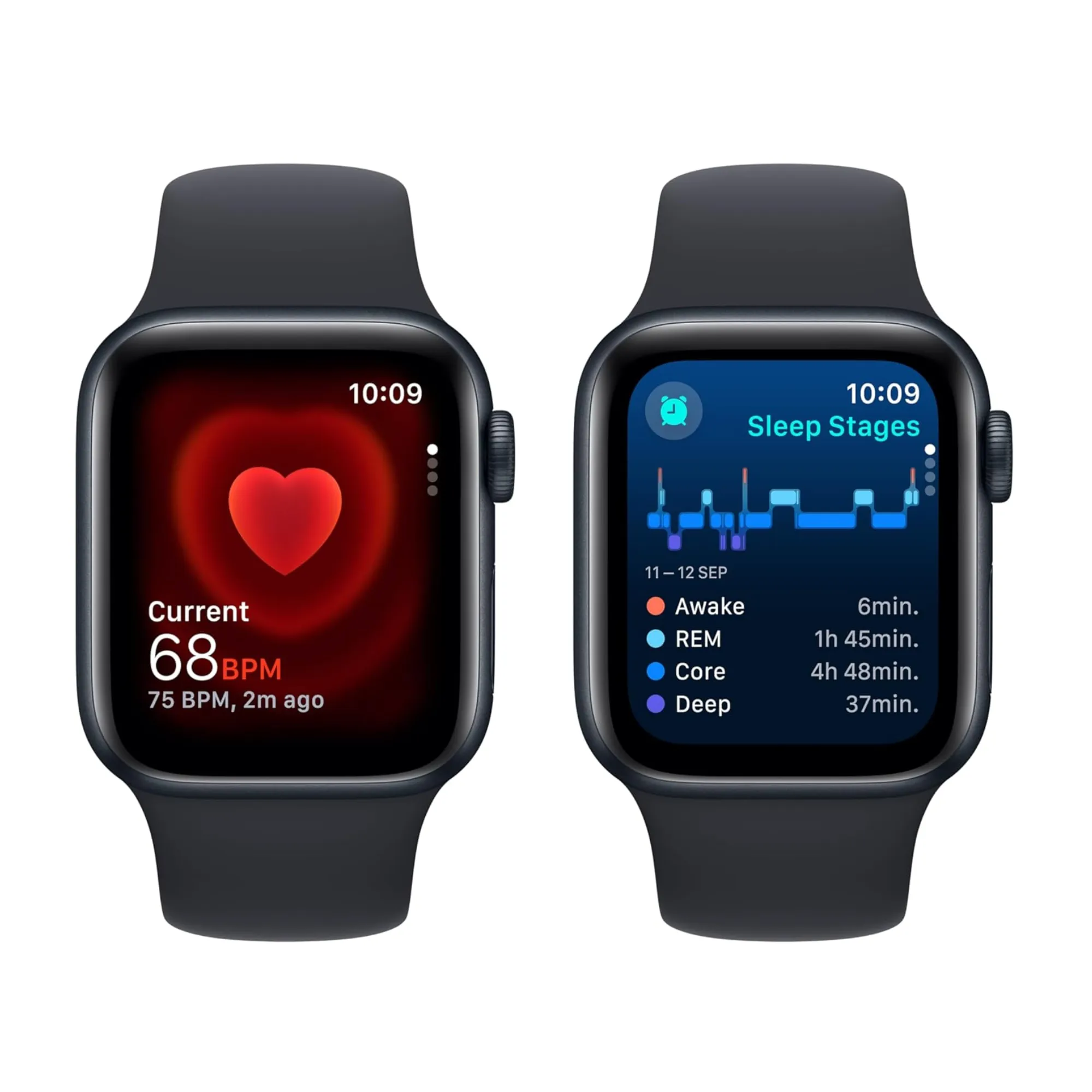 Apple Watch SE 2nd Gen GPS 40mm Midnight Aluminium Case - AU Version ( Open Never Used )