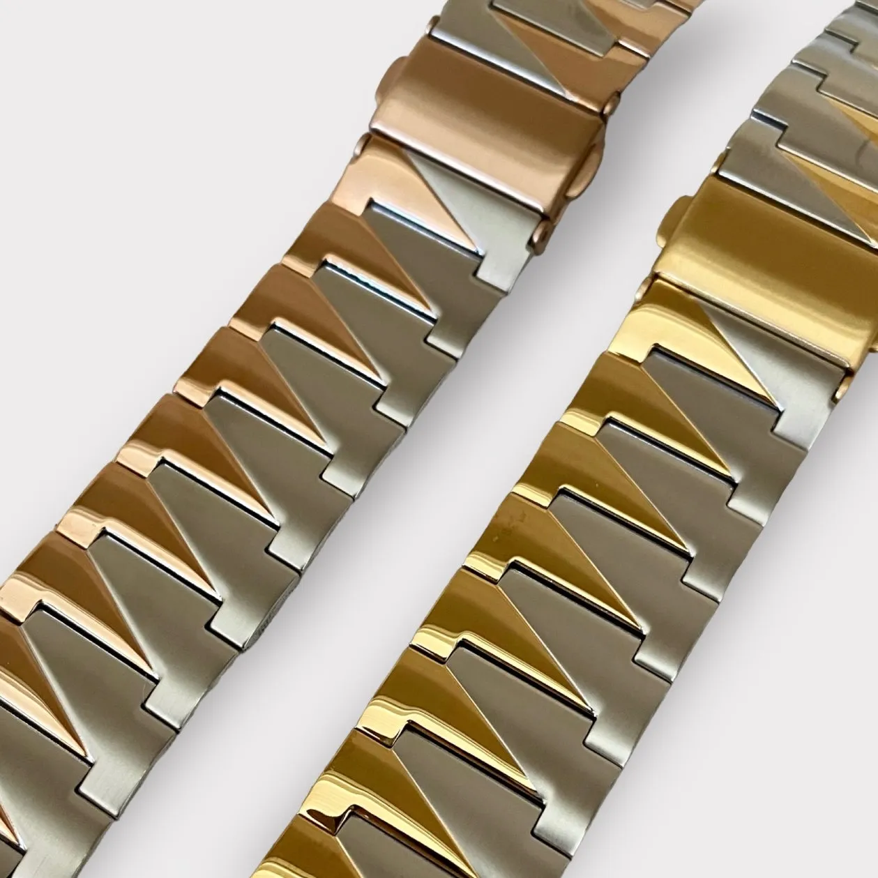 Apple Watch Two Tone Stainless Steel Watchband