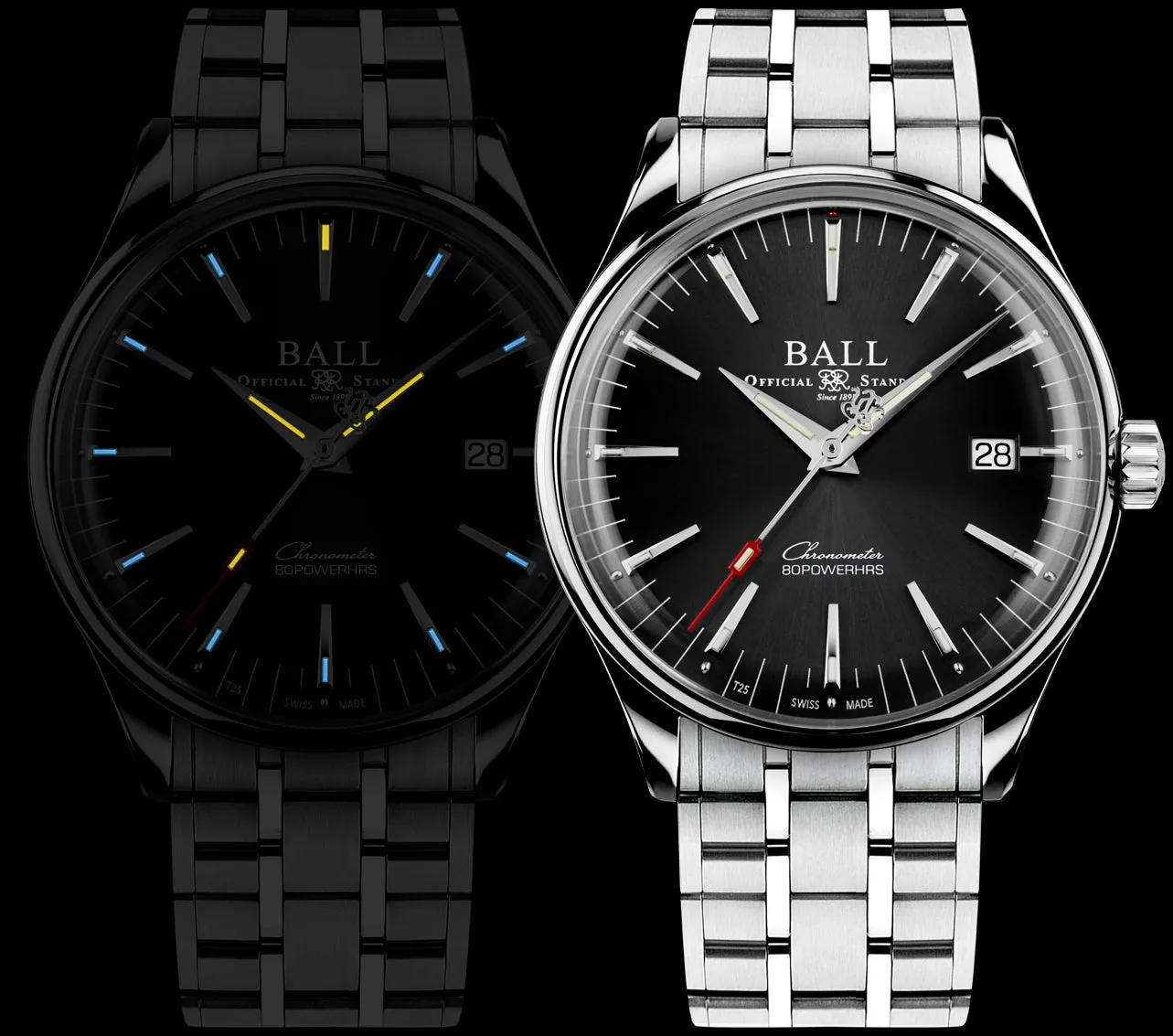 Ball Watch Company Trainmaster Manufacture 80 Hours