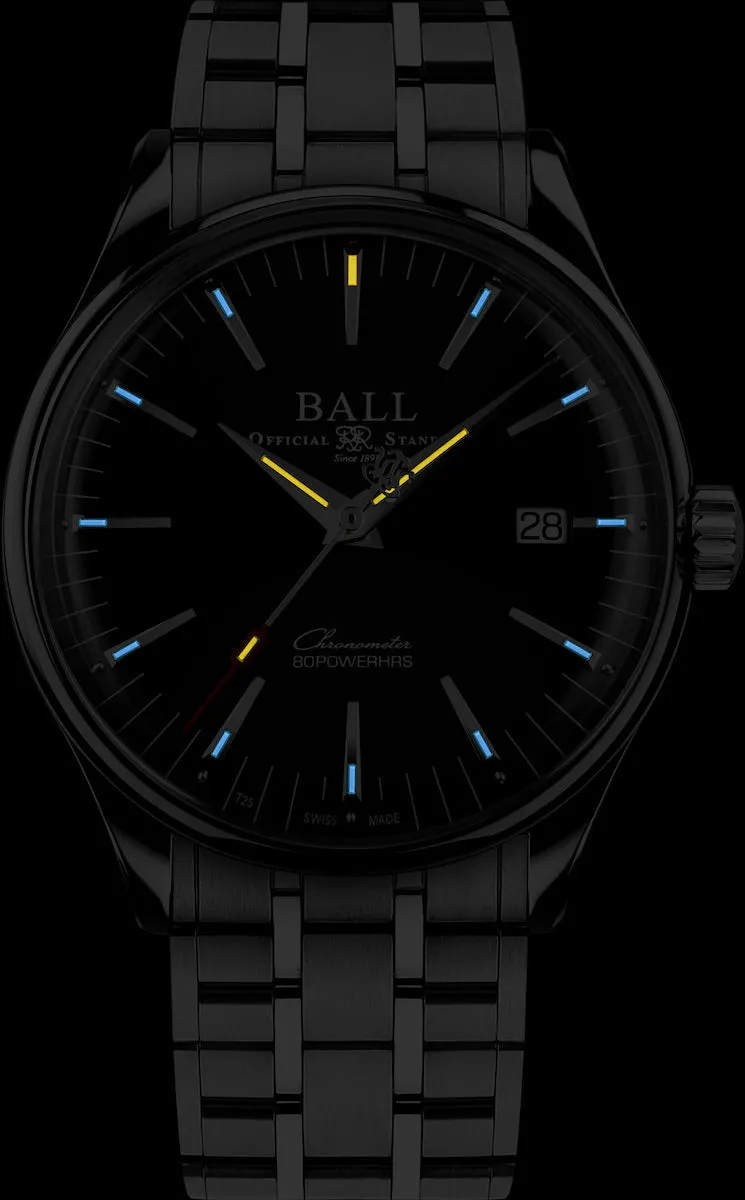 Ball Watch Company Trainmaster Manufacture 80 Hours