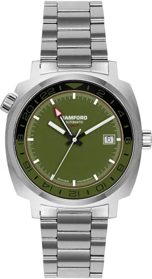 BAM Watch GMT Steel CalifORSnia Green Black