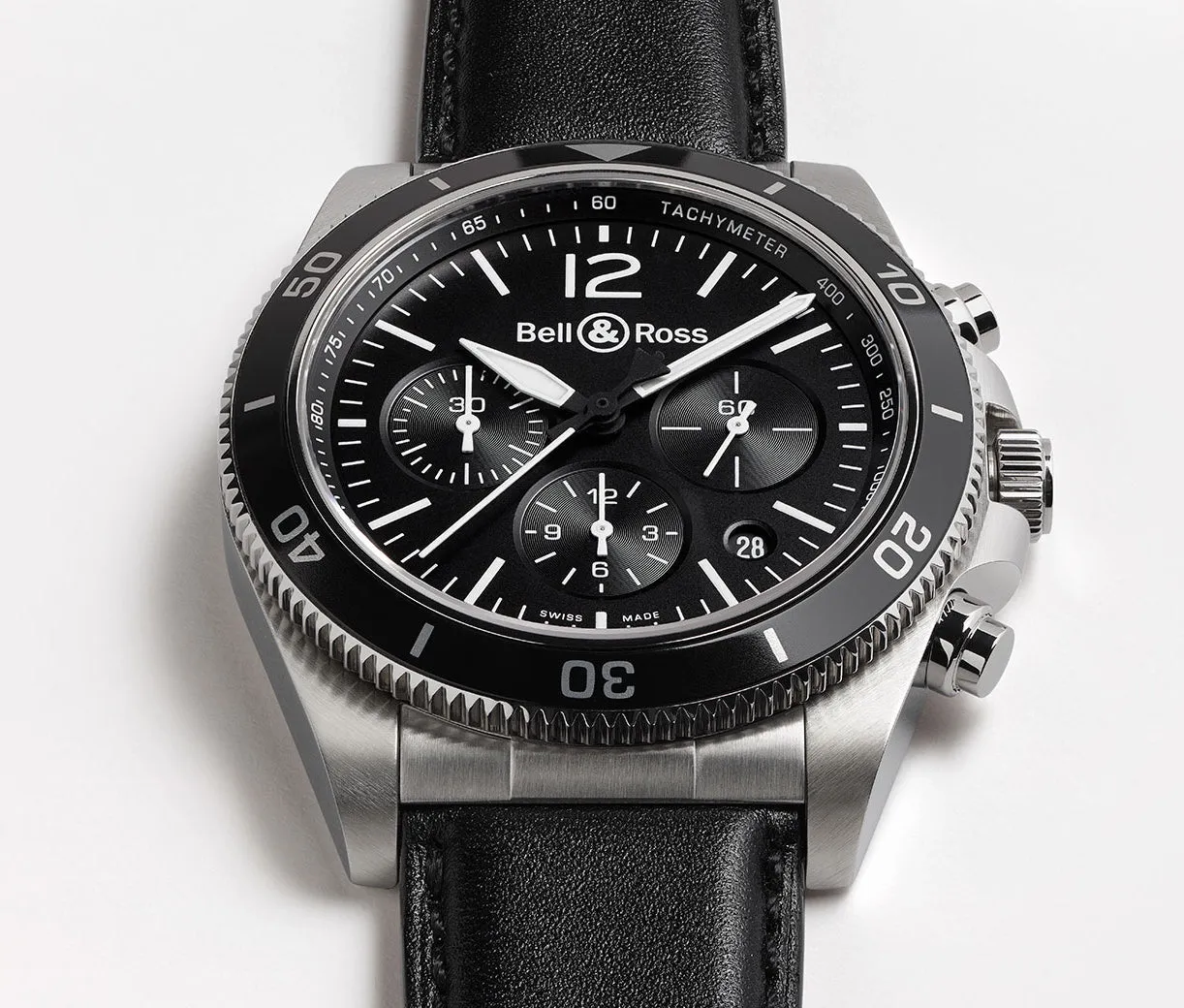 Bell & Ross Watch BRV3-94 Chrono Black Steel