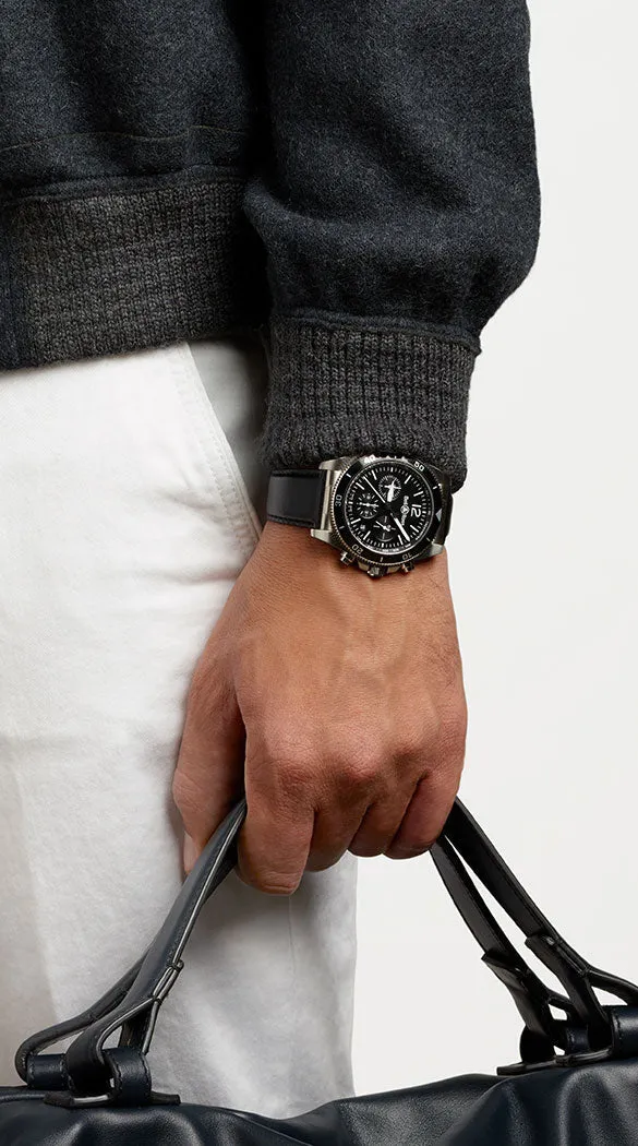 Bell & Ross Watch BRV3-94 Chrono Black Steel