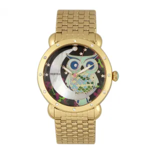Bertha Ashley MOP Ladies Bracelet Watch - Gold