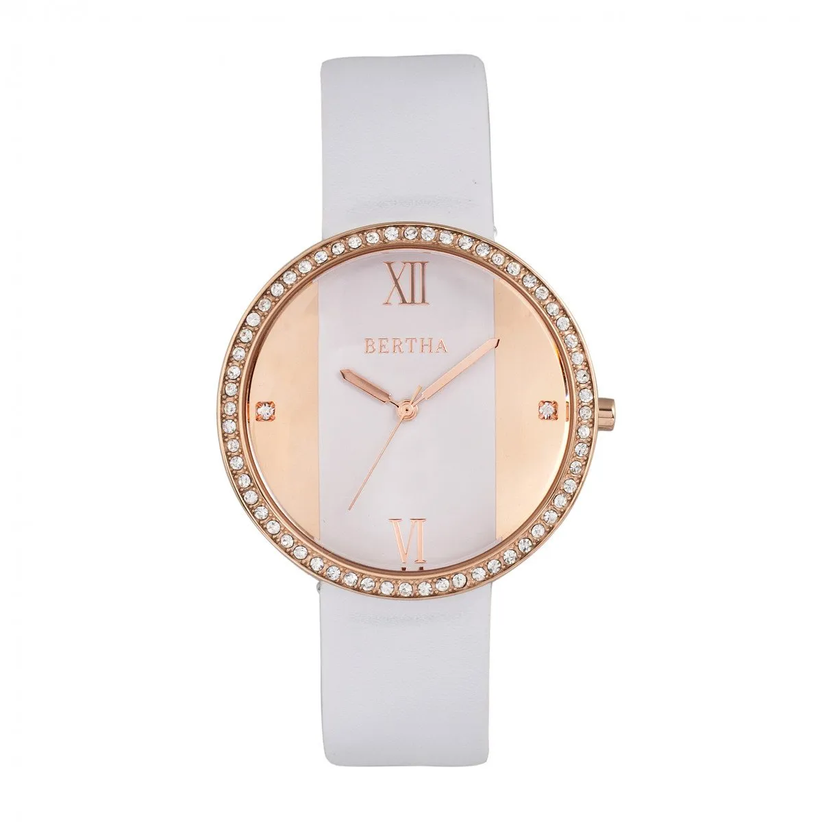 Bertha Ingrid Leather-Band Watch