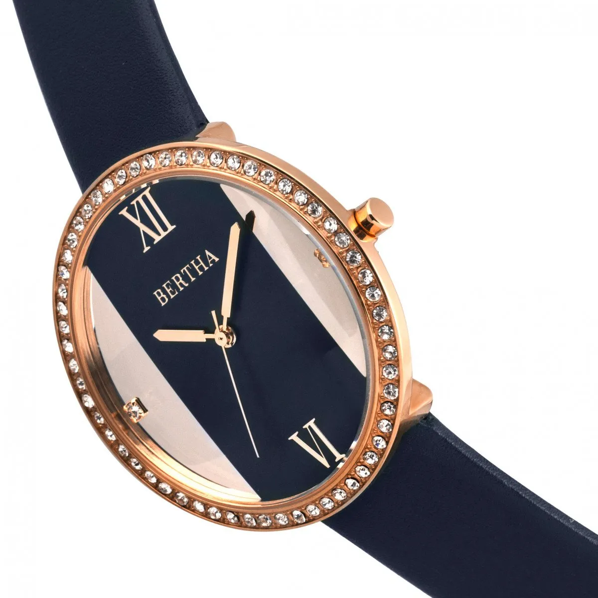 Bertha Ingrid Leather-Band Watch