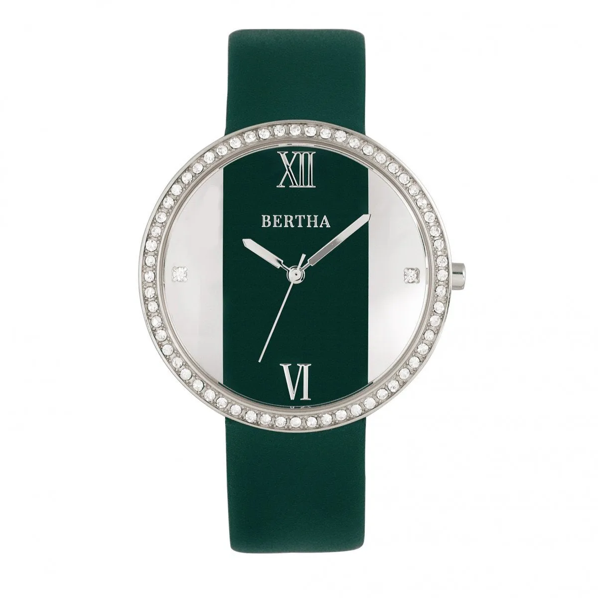 Bertha Ingrid Leather-Band Watch