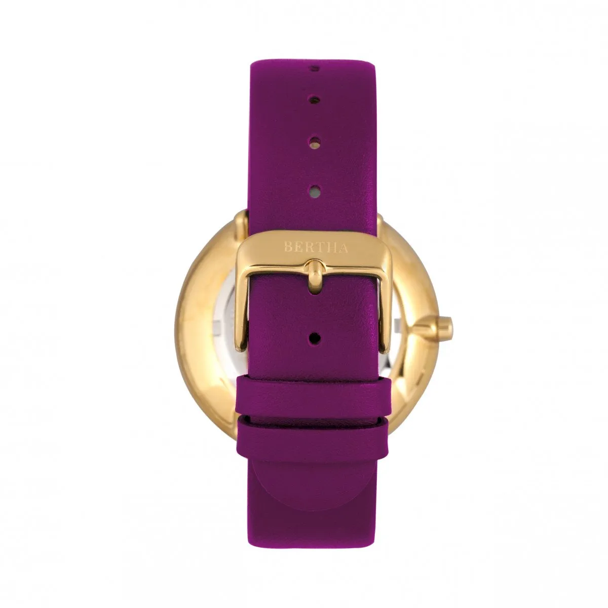 Bertha Ingrid Leather-Band Watch