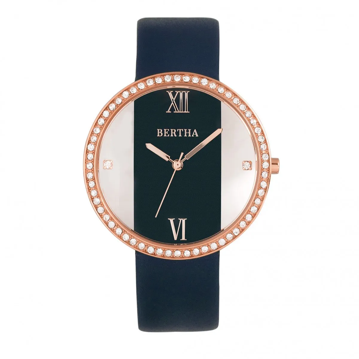 Bertha Ingrid Leather-Band Watch