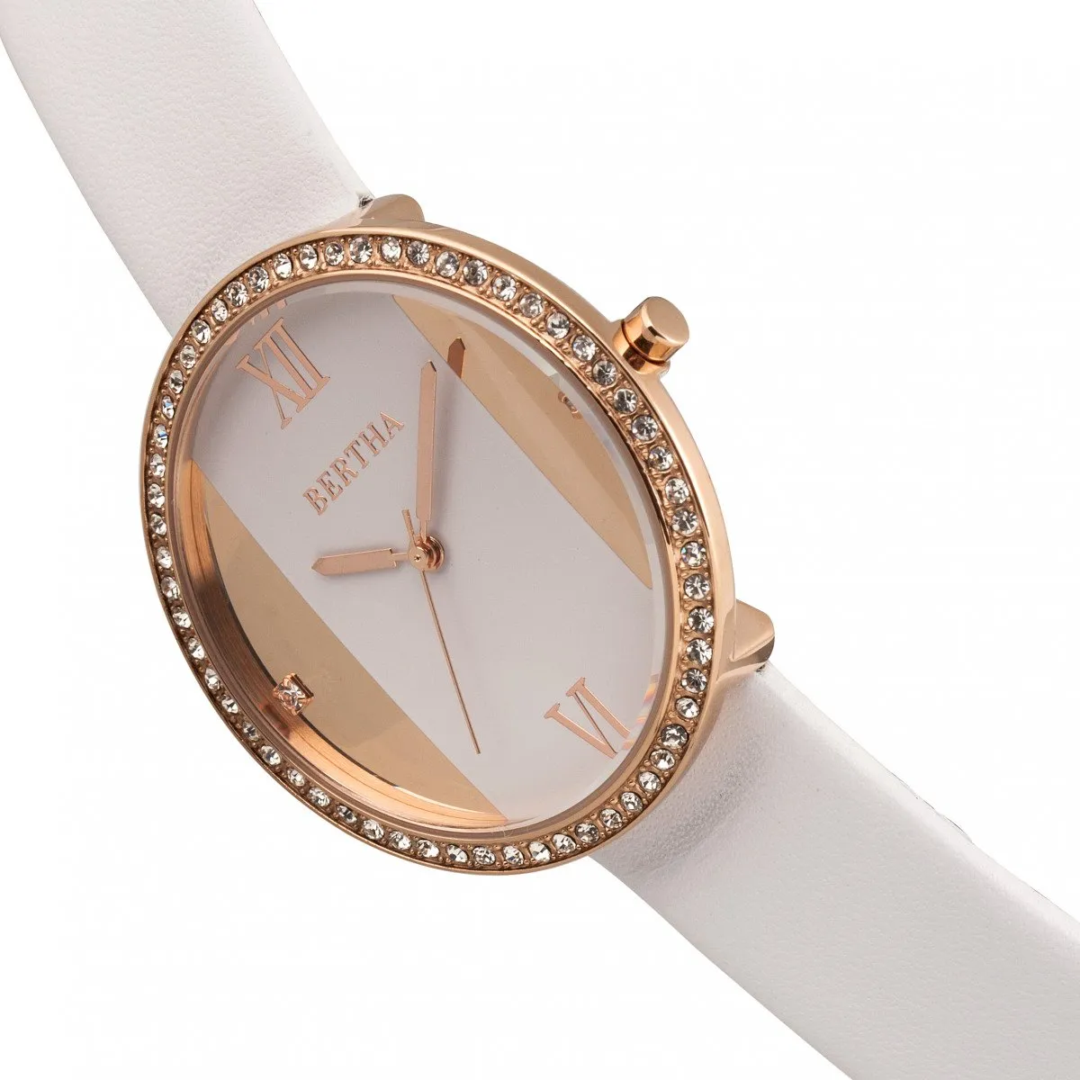 Bertha Ingrid Leather-Band Watch