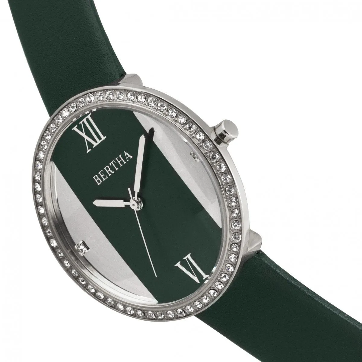 Bertha Ingrid Leather-Band Watch