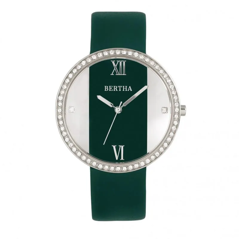 Bertha Ingrid Leather-Band Watch
