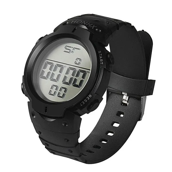 Best Cool Digital Fashion Sports Wristwatch LCD Date Rubber Stopwatch For Men Boy's