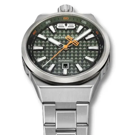 Bomberg Metropolis Geneva Automatic Limited Edition Men's Green Watch BF43ASS.09-6.12