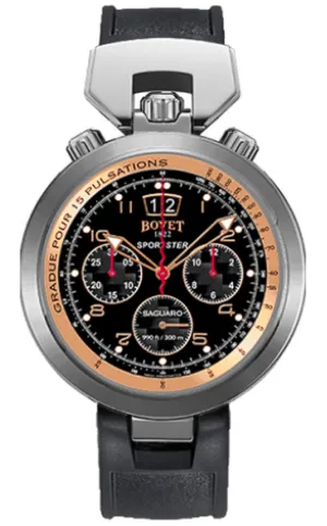 Bovet Sportster Saguaro Chronograph Stainless steel & 18 Rose Gold Men's Watch