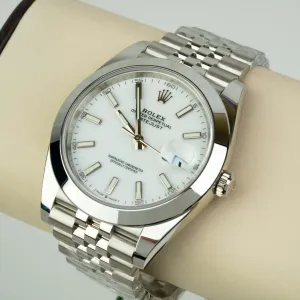 Brand New Rolex Datejust 41mm -16300- White Dial Jubilee Band