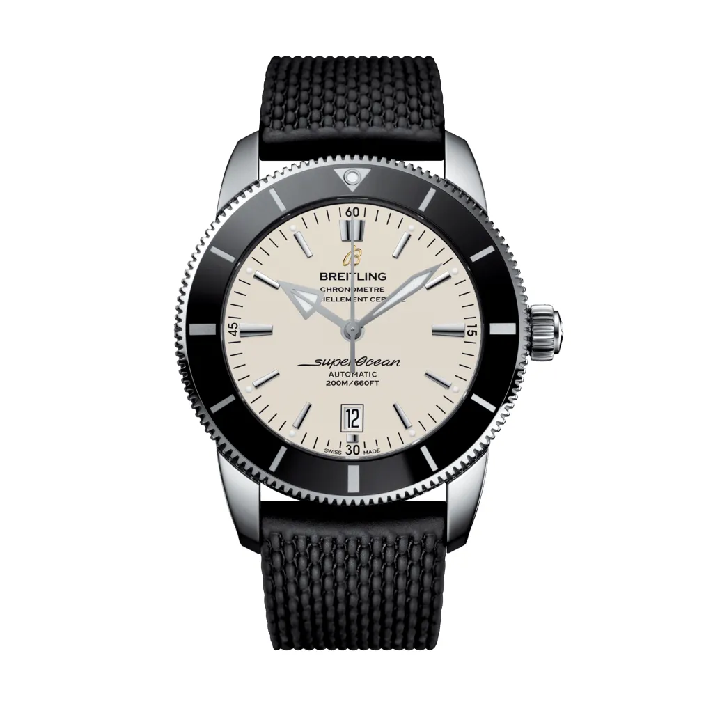 BREITLING Superocean Heritage Automatic Leather Volcano Black Markers Dial Mens Watch AB202012/G828 267S