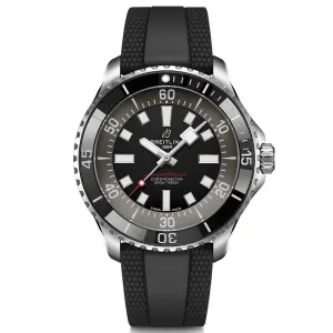 Breitling Superocean UK Exclusive 44mm Black Dial Automatic Gents Watch A173765A1B1S1