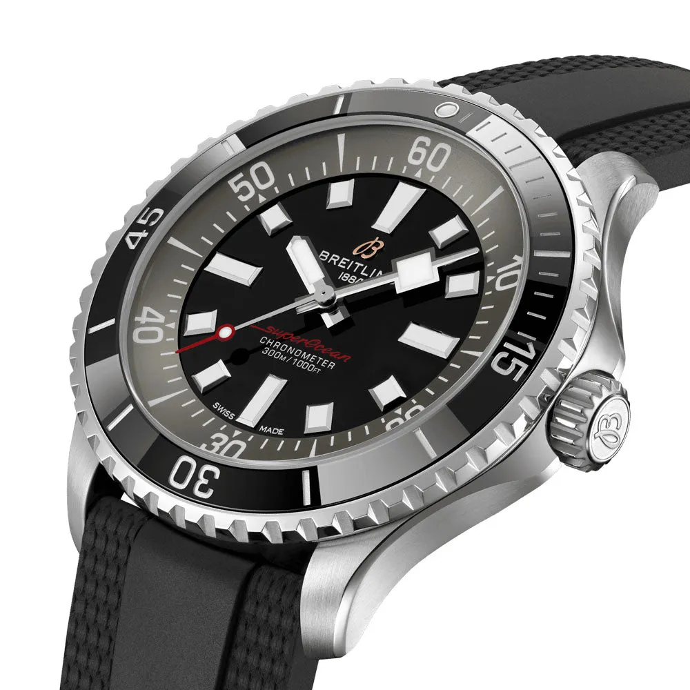 Breitling Superocean UK Exclusive 44mm Black Dial Automatic Gents Watch A173765A1B1S1