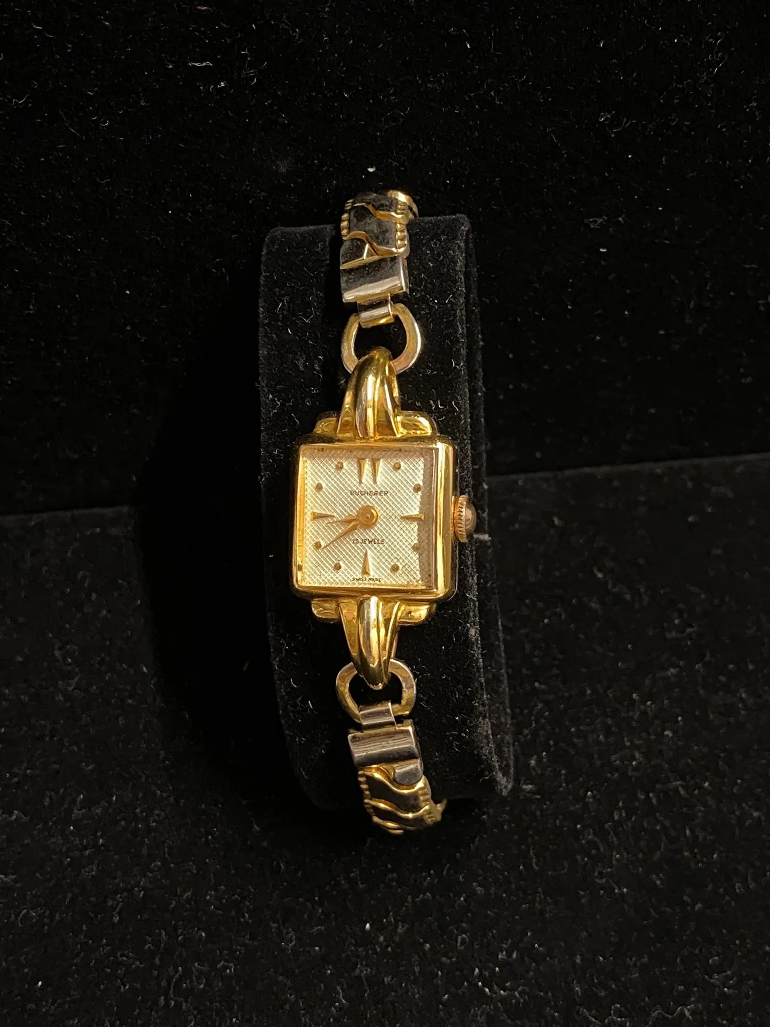 BUCHERER RG Tone & SS Vintage Beautiful & Unique Ladies Watch - $6K APR w/ COA!!