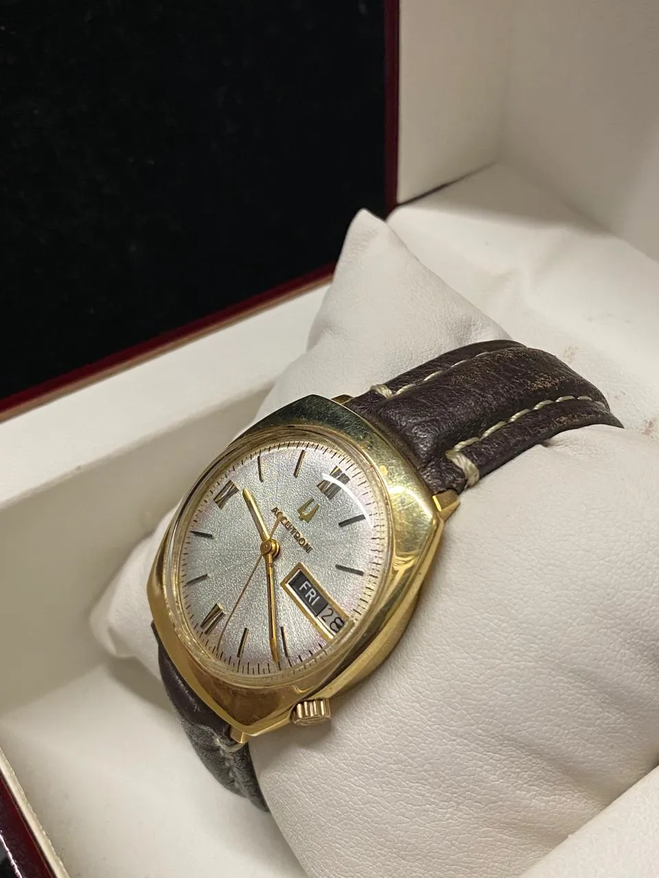 BULOVA ACCUTRON 14K Gold Unique Beautiful Men's Wristwatch - $10K APR w/ COA!!!