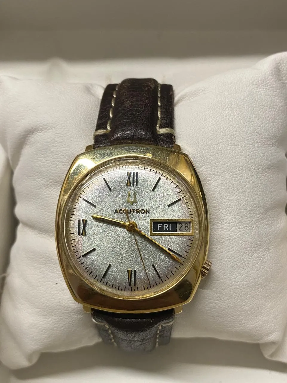 BULOVA ACCUTRON 14K Gold Unique Beautiful Men's Wristwatch - $10K APR w/ COA!!!