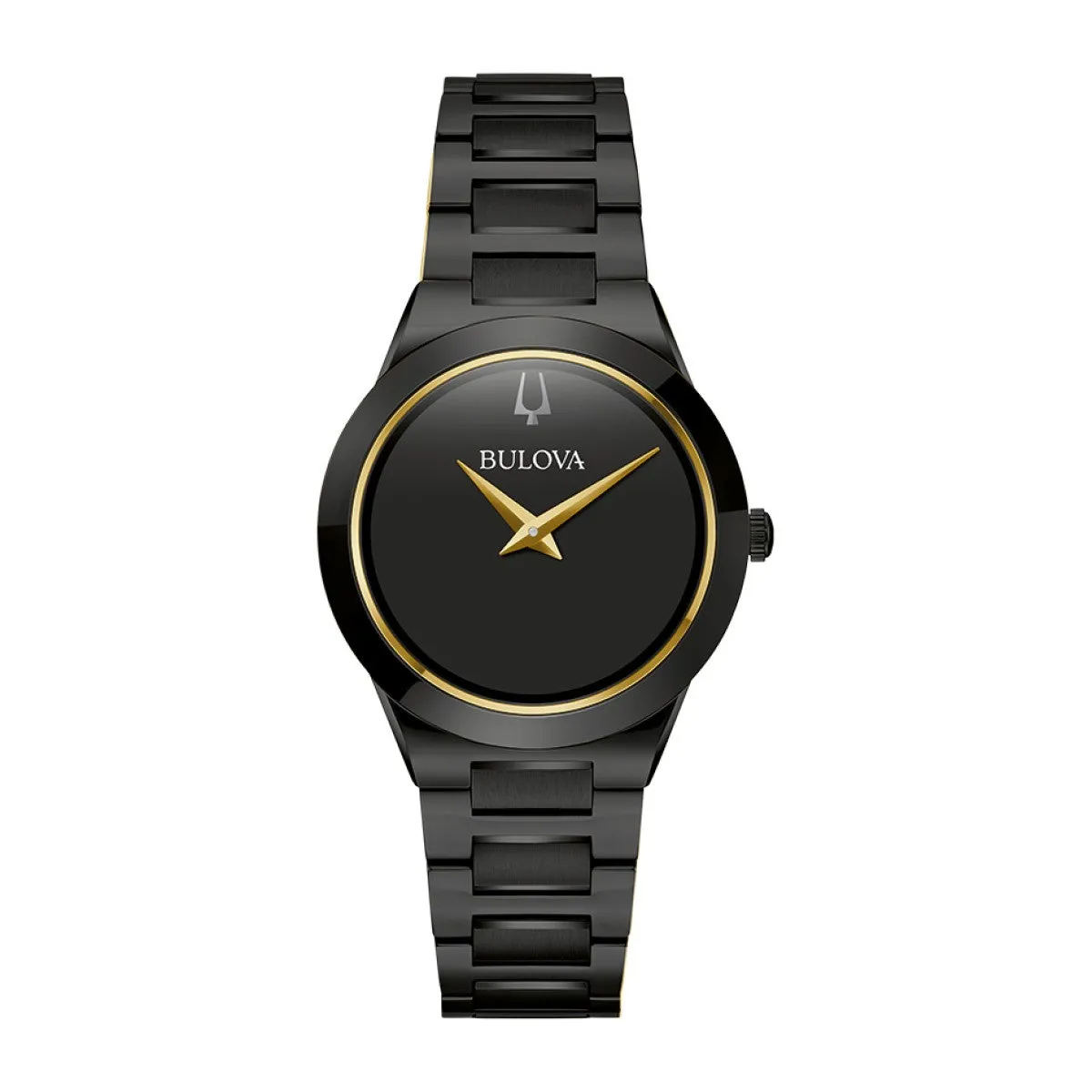 Bulova Millenia 32MM Black Stainless Steel Watch. 98L314
