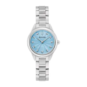 Bulova Sutton 28MM Diamond Dial Watch. 96P250